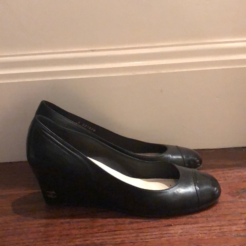 Chanel wedge heels